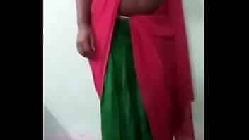 Hot Desi indian saree girl hot shows for her boyfriend www.santipriya.in video