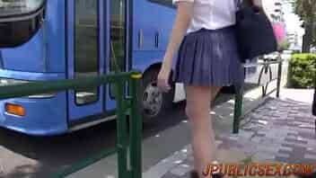 Upskirt sex group show with nasty Yuna Satsuki video