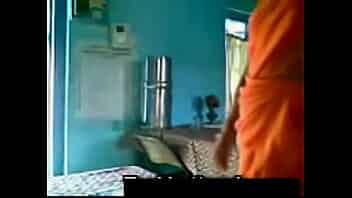 Orange Saree Aunty with Uncle shafy video