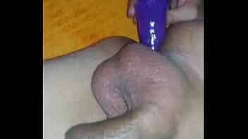 Me fucking my ass hole with a big dildo video