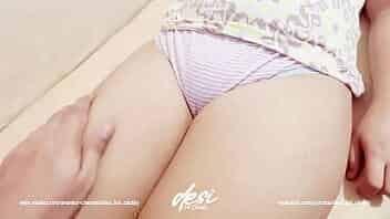 Blue saree daughter blackmailed to strip, groped, m. and fucked by old grand father desi chudai bollywood hindi sex video POV Indian video